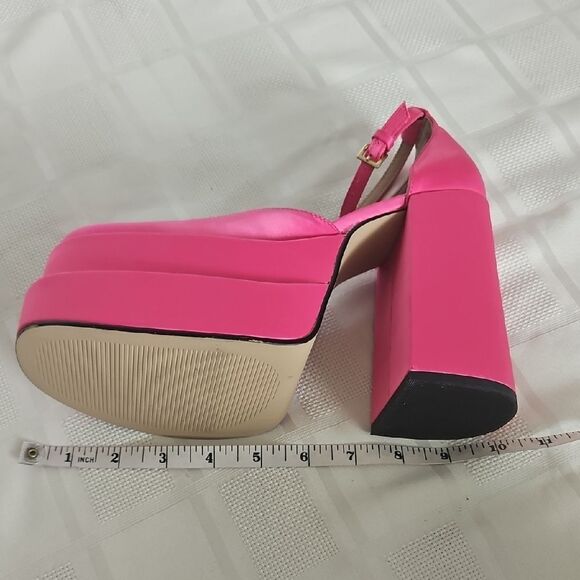 Steve Madden Pink Tamy Platform Heels - Picture 9 of 16
